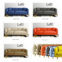 Canapé d'angle en tissu au design moderne et simple, idéal pour petit appartement, style nordique, en vente