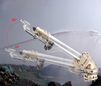 Titans 3 pulgadas de larga distancia 80M Rociador de pistola de lluvia Rociador de riego agrícola para sistema de riego