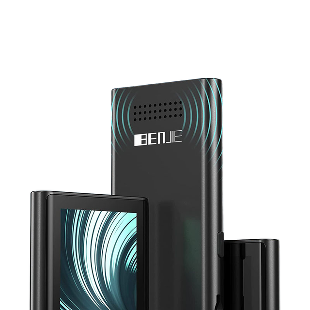BENJIE 32GB Portable MP3 Player Wireless 5.3 Music Player with HiFi Lossless Sound Digital Audio HiFi MP4 Players