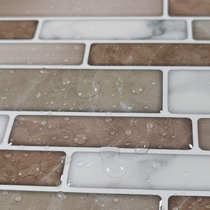 <span class=keywords><strong>Piastrelle</strong></span> da cucina in ceramica per <span class=keywords><strong>bagno</strong></span> autoadesive 3d con Design in marmo 3D mattonelle quadrate in mattoni moderni 1.2mm - Product Image 3