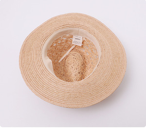 <span class=keywords><strong>Sombrero</strong></span> de Sol de Rafia Calado Estilo Vintage Francés para Mujer, Ala Ancha, Tejido, Estilo Panamá, para Verano y Vacaciones en la Playa - Product Image 6