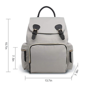 Sac à langer de grande capacité pliable étanche pour bébé sac à langer d'<span class=keywords><strong>allaitement</strong></span> sac à dos avec crochets - Product Image 5