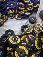 Disques de décapage en fibre de verre de 6 pouces (150 mm) sans colmatage, roue de décapage violette pour meuleuses d'angle