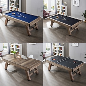 Mesa de billar de madera rectangular moderna barata directamente de fábrica multifuncional 3 en 1 mesa de billar de 7 pies 8 pies 9 pies - Product Image 6