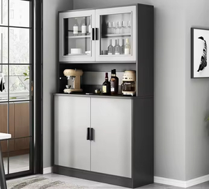 Aparador Moderno Alto y Espacioso, 100% Seguro, Personalizable, Modular, para Dormitorio, Sala de Estar, Comedor, Hotel, Precio de Fábrica - Product Image 4
