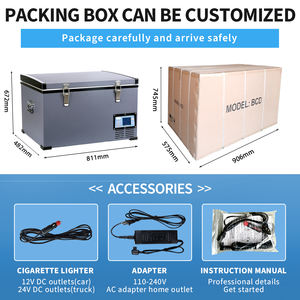 <span class=keywords><strong>2025</strong></span> Hete Verkoop Bcd115 115l-18-20 Auto Koelkast Compressor Auto Borst Koelkast Met Grote Capaciteit 24V Ijsmachine Vriezer Koelmodus - Product Image 6