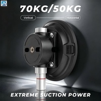 Support de caméra de voiture à ventouse OEM ODM, base de pompe personnalisable en couleur, construction en silicone et métal, capacité de charge 50-70KG pour
