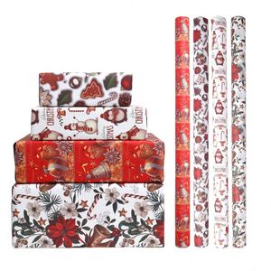 2025 Factory Disposable Christmas Gift Wrapping <b>Paper</b> 70x95cm Coated Silicone Virgin - Product Image 1