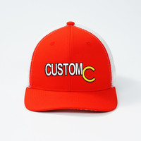 Casquettes de sport personnalisées en maille pour hommes, avec logo brodé, casquettes de camionneur 112, casquettes de baseball en maille