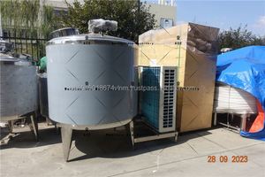 Réservoir de stockage de lait pasteurisé Ace Réservoir de refroidissement du lait et machine de pasteurisation pour stérilisation de jus de fruits - Product Image 3