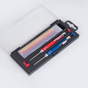 Lápiz <span class=keywords><strong>de</strong></span> <span class=keywords><strong>Carpintero</strong></span> Metálico Peaktop <span class=keywords><strong>de</strong></span> 2.8MM, Marcador Mecánico para Orificios Profundos, Lápiz <span class=keywords><strong>de</strong></span> Carpintería con Sacapuntas, Juego <span class=keywords><strong>de</strong></span> Herramientas para Trabajar la Madera - Product Image 2