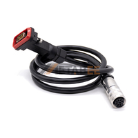 Câble de connexion Aisg entièrement métallique M16-8 broches femelle vers DB-9 mâle DB9 pour port RRU, tension nominale 32V DC