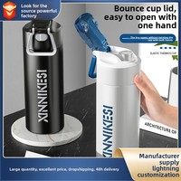 2025 Hot 1000ml Grand gobelet en acier inoxydable 316 Logo personnalisé Poignée étanche Portable Voiture Gym Voyage Must Have