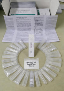 OEM <span class=keywords><strong>H</strong></span>. <span class=keywords><strong>Pylori</strong></span> 항체 검출 키트 (손가락 혈액/혈청/혈장용) 15분 신속 검사 - Product Image 2