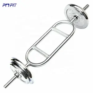 Phòng tập thể dục thiết bị tập thể dục ngắn Barbell Rod sức mạnh đào tạo tập thể dục tập thể dục tạ Barbell Bar vuông Barbell