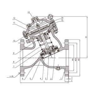 วาล์วลดแรงดันและควบคุมแรงดัน SK720X ป้องกันความเสียหายของท่อ การรั่วไหล และน้ำที่เสียไป - Product Image 3