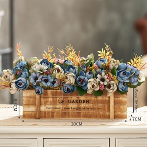 Decoraciones <span class=keywords><strong>de</strong></span> Flores Artificiales <span class=keywords><strong>de</strong></span> Seda para Sala <span class=keywords><strong>de</strong></span> Estar y Mesa <span class=keywords><strong>de</strong></span> Comedor, Conjuntos <span class=keywords><strong>de</strong></span> Decoración para el Hogar y Bodas con Hortensias y <span class=keywords><strong>Rosas</strong></span> - Product Image 5