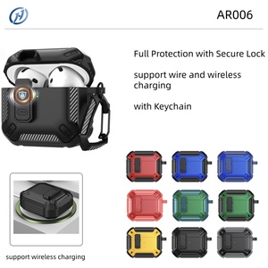 Upgraded Armor Unique Design Airpod Case for Pro 1 <strong>2</strong> Shockproof <strong>AirPods</strong> Cover Cool Case for Apple AirPod <strong>2</strong>&amp;1 3 4 for Men Women - Product Image 2