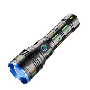 Siêu sáng sạc LED Điện <span class=keywords><strong>Torch</strong></span> Hợp kim nhôm zoom đèn pin với tính năng chống thấm nước cho cắm trại - Product Image 1