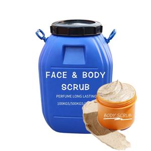 مقشر الجسم والوجه بالجوز بوزن 100 كجم، كريم للتقشير العميق لكامل الجسم، يزيل الجلد الخشن ويمنح البشرة النعومة والإشراق، متوفر للبيع بالجملة - Product Image 1