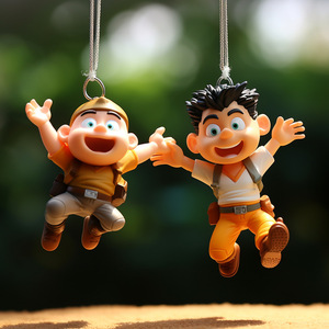 <b>Anime</b> <b>Keychain</b> Toys PVC Figurines Kids Characters Hanging Ornament Collectible Gift - Product Image 1