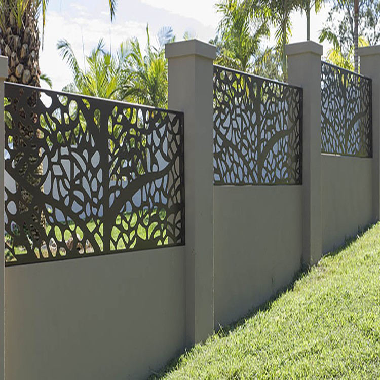 Customization Garden Decor Laser Cut Fencing - Metal Screens