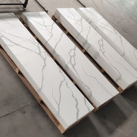 Dalles de surface solide en marbre texturé moderne de 12 mm pour plans de travail, prix usine KKR