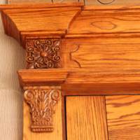 Meubles modernes en bois massif, double bloc de sécurité, extérieur de maison, collection 2020