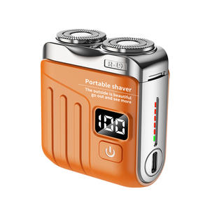 Regalos PARA EL Día del <span class=keywords><strong>Padre</strong></span> Afeitadora eléctrica portátil Impermeable Mini Barba Razor Fuente de alimentación USB para uso en hoteles RV Transfronterizo Extranjero - Product Image 2