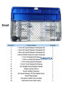 Alat Bedah Ortopedi Hewan, Kit Set Instrumen Sekrup Pelat Pengunci Rekonstruksi ALPS Ortopedi Hewan - Product Image 5
