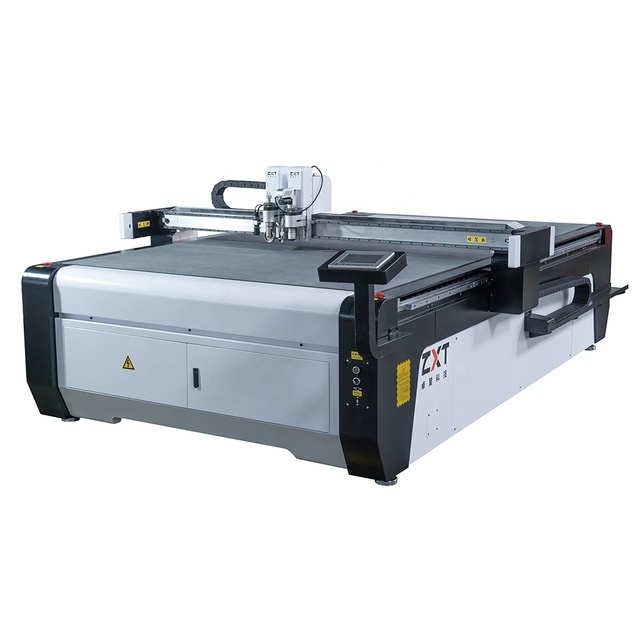 ZXT Flatbed Plotter Cutter for Acoustic Panels Glass Fiber Epe Foam Sheet Acrylic Board Canvas Board Cutting Machine