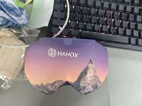 Housse de protection magnétique colorée en fibre de lait pour masque de ski et de snowboard, avec effet miroir par sublimation