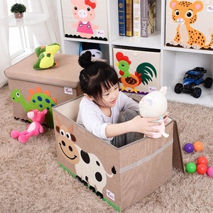 Animal Embroidery Design Kid Toy <strong>Storage</strong> Box Portable Organization and <strong>Storage</strong> <strong>Bins</strong> Sewing Fabric <strong>Cute</strong> Plastic Box Multifunction - Product Image 2