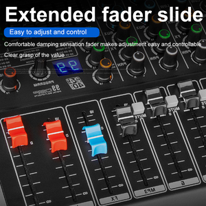 Console de mixage <span class=keywords><strong>audio</strong></span> 4 canaux BHA PA4 avec 99 types d'effets numériques FX, <span class=keywords><strong>égaliseur</strong></span> 7 bandes AUX, garantie OEM d'usine de 12 ans, CE FCC - Product Image 5
