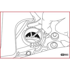 KS TOOLS-400,2118 Herramienta de prueba de correa de distribución para motor PSA - EAN 4042146907276 y juego de distribución - Product Image 3