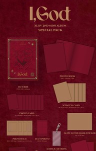 XLOV I God SPECIAL PACK เวอร์ชั่น 2 มินิอัลบั้ม  แผ่นซีดีอัลบั้มเพลงเคป๊อปของแท้  โฟโต้บุ๊ค  โฟโต้การ์ด  โปสเตอร์  ของขวัญรุ่นลิมิเต็ดอิดิชั่น - Product Image 4
