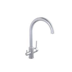 <span class=keywords><strong>Rubinetto</strong></span> da Cucina Moderno in Ottone <span class=keywords><strong>a</strong></span> Singola Maniglia con <span class=keywords><strong>Tre</strong></span> Vie per Acqua Potabile, Cartuccia in Ceramica e Garanzia di 5 Anni - Product Image 1