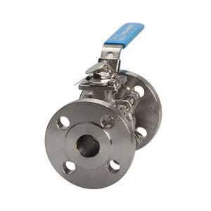 Factory Sale Customized High Pressure 304 316L Stainless Steel Ball Valve Flanged Manual 3PC Ball Valve