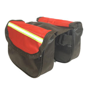 กระเป๋าติดเฟรมจักรยานแบบติดท่อด้านบน แบบพกพาได้สองด้าน ความจุ 2 ลิตร สีแดงและสีน้ำเงิน มีช่องใส่ของภายใน - Product Image 4