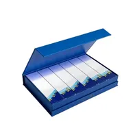 Boîte cadeau de luxe à conception personnalisée, boîte magnétique haut de gamme en forme de livre pour l'emballage de rouges à lèvres, d'huiles essentielles et de perruques