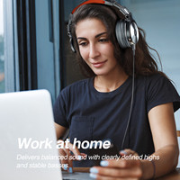 OneOdio-Écouteurs supra auriculaires gratuits pour la surveillance et le mixage en studio, oreillettes en cuir protéiné d'isolation sonore, pilote de 50mm