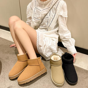 <span class=keywords><strong>Bottes</strong></span> <span class=keywords><strong>de</strong></span> <span class=keywords><strong>neige</strong></span> confortables décontractées à semelle épaisse couleur unie <span class=keywords><strong>bottes</strong></span> à semelle souple avec logo personnalisé pour enfants filles - Product Image 1