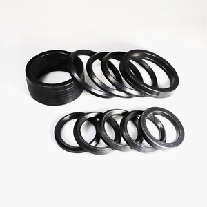 Haute pression V joint d'emballage V forme caoutchouc NBR tissu combiné joint anneau d'emballage joint pour cylindre hydraulique - Product Image 1