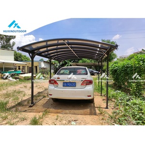 <span class=keywords><strong>Abri</strong></span> <span class=keywords><strong>de</strong></span> voiture en aluminium à toit arqué en polycarbonate, à bras fixe, pour parking et garage, vente en gros usine - Product Image 4