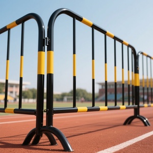 Barrière de contrôle des foules sur mesure, longueur 2 mètres, barricade en acier, assemblage facile, spécifications personnalisées bienvenues pour les événements privés - Product Image 5