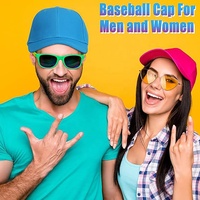 Gorras de Béisbol Personalizadas al por Mayor, Bordadas con Logotipo, de 6 Paneles, 100% Algodón, Ajustables, para Verano, para Hombre y Mujer