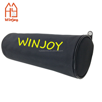 Pochette à crayons cylindrique compacte personnalisée, porte-stylos spacieux, tissu Oxford 600D durable pour les fournitures scolaires et les essentiels quotidiens