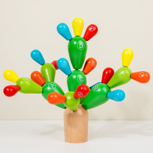 Productos para Dropshipping 2026: Juguetes Educativos de Madera para Niños, Cactus y Árboles Ensamblables, Servicio de Abastecimiento en China - Product Image 2