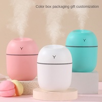 Portable Mini Humidificateur Humidificateur D'air À Ultrasons 220ML Aroma Diffuseur D'huile Essentielle pour La Maison De Voiture USB Fogger Mist Maker