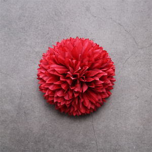 Décoration d'arc de fête de mariage fausses boules de pompons fleurs tête de chrysanthème artificielle - Product Image 5